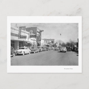 Carte Postale Hermiston, Oregon Main Street View Photographie