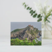 Carte Postale Hermitage basque, San Juan de Gaztelugatxe (Debout devant)