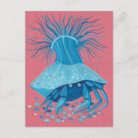 Hermite Crabe Mer Océan Sous-marin Animaux Peintur