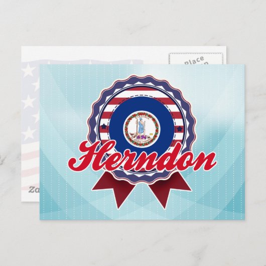Carte Postale Herndon, VA (Devant / Derrière)