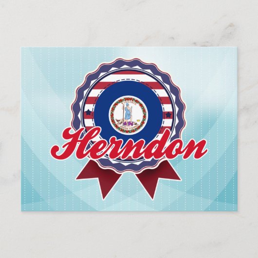 Carte Postale Herndon, VA (Devant)