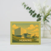 Carte Postale Herning Danemark Art Moderne (Debout devant)