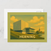 Carte Postale Herning Danemark Art Moderne (Devant / Derrière)