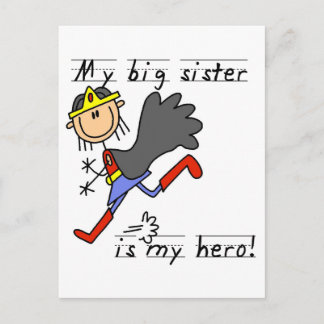 Carte Postale Hero Big Sister T-shirts et cadeaux