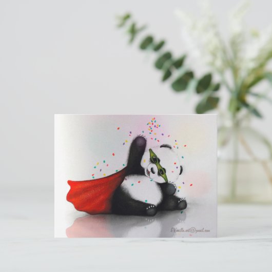 Carte Postale _Hero CarnivaL PaNda_ (Debout devant)