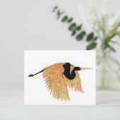 Carte Postale Héron d'or (Debout devant)