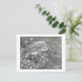 Carte Postale Heron - Theo van Hoytema - Art Vintage (Debout devant)