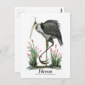 Carte Postale Heron, tony fernandes (Devant / Derrière)