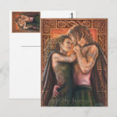 Carte Postale Héros celtes. (Devant / Derrière)