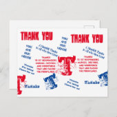 CARTE POSTALE HÉROS CORONAVIRUS (Devant / Derrière)