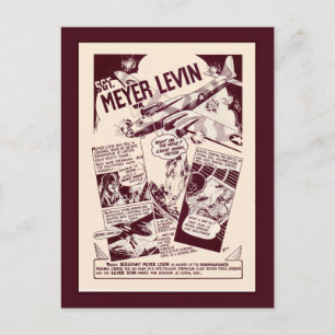 Carte Postale Héros de guerre juifs Levin