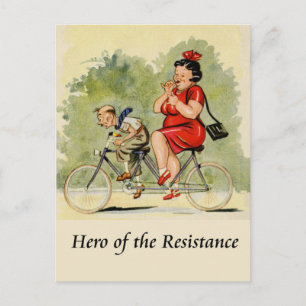 Carte Postale Héros de la résistance