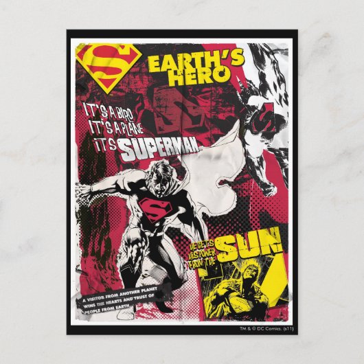 Carte Postale Héros de la Terre (Devant)