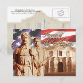 Carte Postale Héros de l'Alamo, San Antonio, Texas (Devant / Derrière)