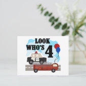 Carte Postale Héros de tous les jours 4e anniversaire (Debout devant)