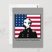 Carte Postale Héros militaire - J.L. Chamberlain (Devant / Derrière)