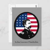 Carte Postale Héros militaire - Joshua L. Chamberlain (Devant / Derrière)