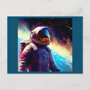 Carte Postale Héros spatial SF 1