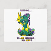 Carte Postale Herro est ju in der ? petit dragon mignon (Devant)