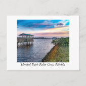 Carte Postale Hershel Park Palm Coast Floride (Devant)