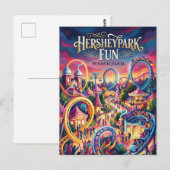 Carte Postale Hersheypark Pennsylvanie (Devant / Derrière)