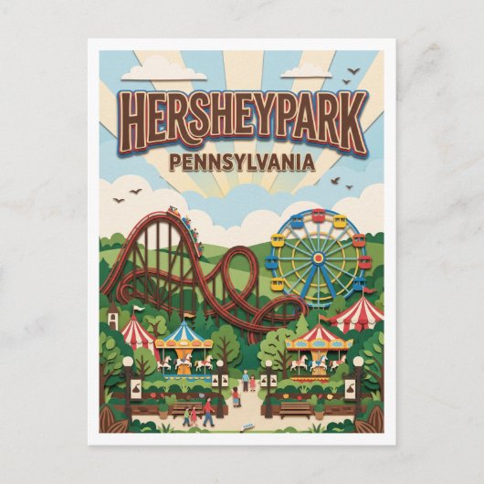 Carte Postale Hersheypark USA (Devant)
