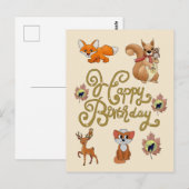Carte Postale Herstbild Geburtstag (Devant / Derrière)