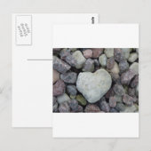 Carte Postale Herz aus Stein (Devant / Derrière)