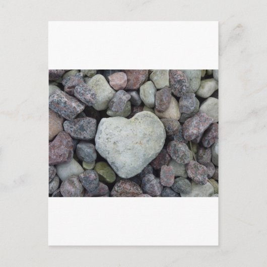 Carte Postale Herz aus Stein (Devant)