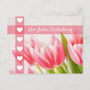 Carte Postale Herzliche Einladung für den Briefkasten !