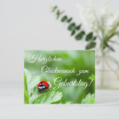 Carte Postale Herzlichen Glückwunsch zum Geburtstag ! (Debout devant)