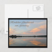 Carte Postale Herzlichen Glueckwunsch (Devant / Derrière)