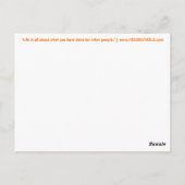 Carte postale HESONWHEELS (Dos)