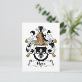 Carte Postale Hess Family Crest (Debout devant)