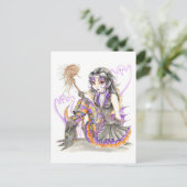 Carte postale 'Hester et les fantômes' (Debout devant)