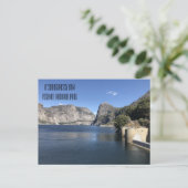 Carte Postale Hetch Barrage O'Shaughnessy de Hetchy à Yosemite (Debout devant)