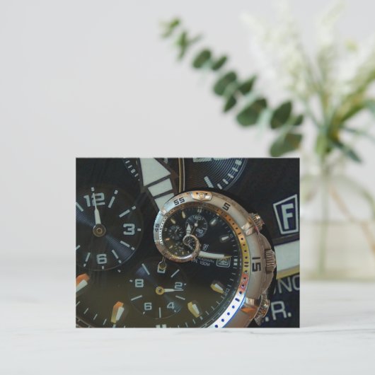 Carte Postale Heure  (Debout devant)