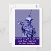 Carte Postale Heure (Devant / Derrière)