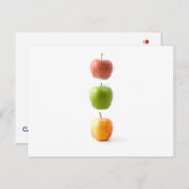 Carte Postale Heure Apple (Devant / Derrière)