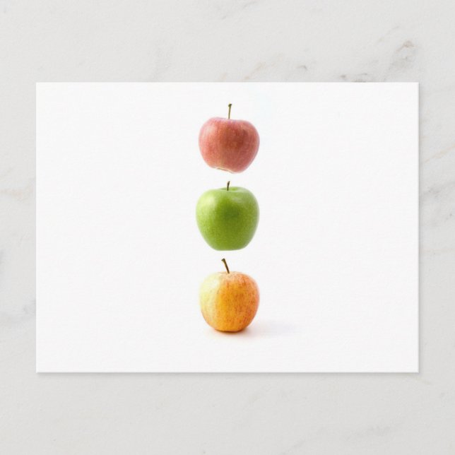 Carte Postale Heure Apple (Devant)
