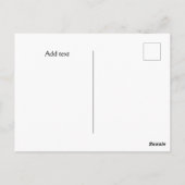 Carte Postale Heure citrouille, couleurs de l'automne MODÈLE (Dos)