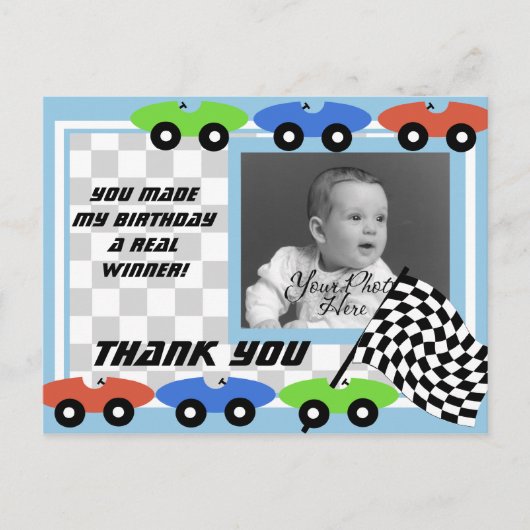 Carte Postale Heure de course/ Photo (Devant)