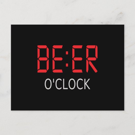 Carte Postale Heure de la bière (Devant)