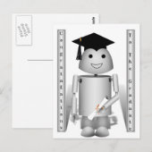 Carte Postale Heure de la remise des diplômes pour Robo-x9! (Devant / Derrière)