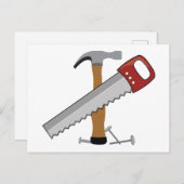 Carte Postale Heure de l'outil (Devant / Derrière)