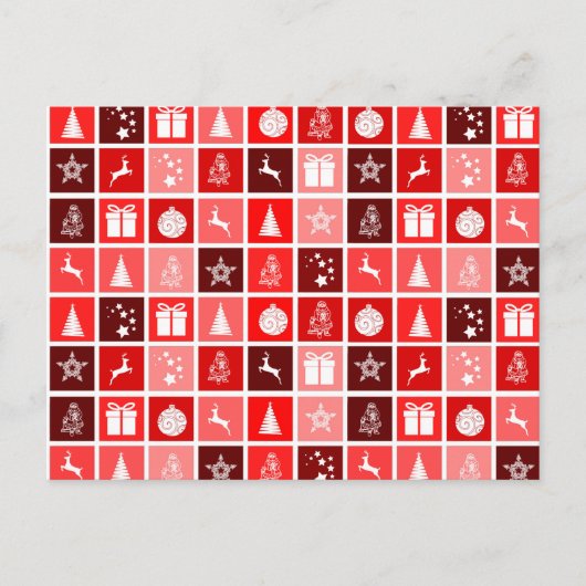 carte postale heure de noël (Devant)