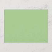 carte postale heure de noël (Dos)