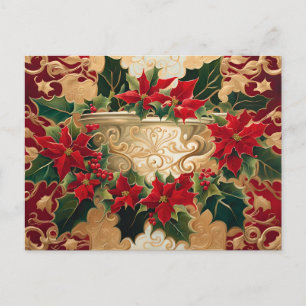 carte postale heure de noël