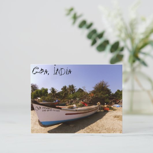 Carte Postale Heure de plage indienne (Debout devant)