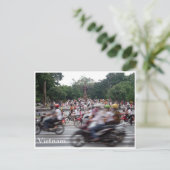 Carte Postale heure de pointe du hanoi (Debout devant)